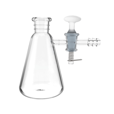 玻璃节门磨口抽滤三角瓶