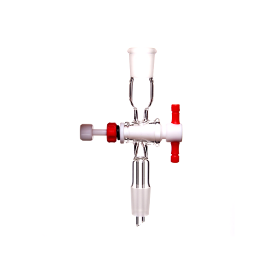 流量控制接头，带四氟节门